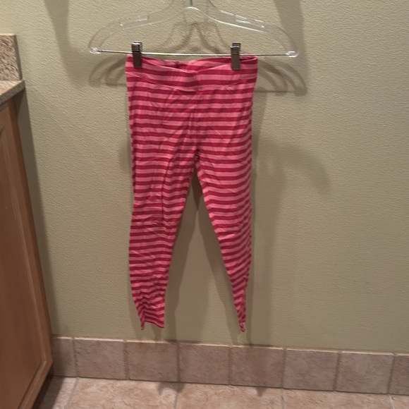 Mini Boden kids Pink Striped Leggings - Picture 3 of 7